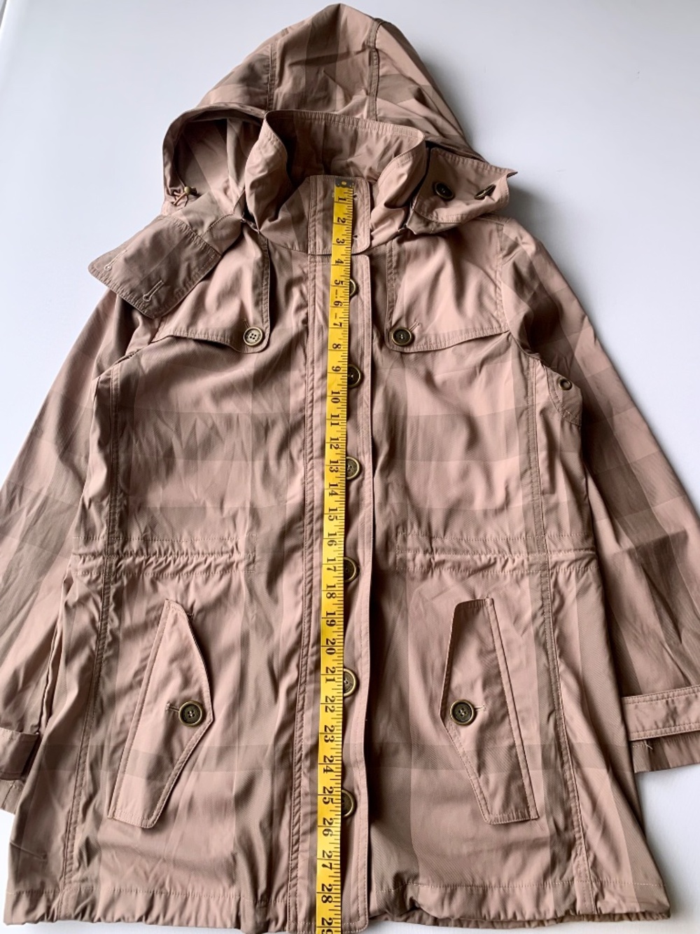 Burberry Brit Trench Coast Size 6 - Picture 7 of 12